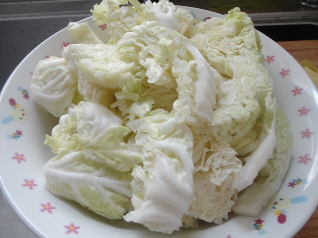 白菜炖搁着步骤3