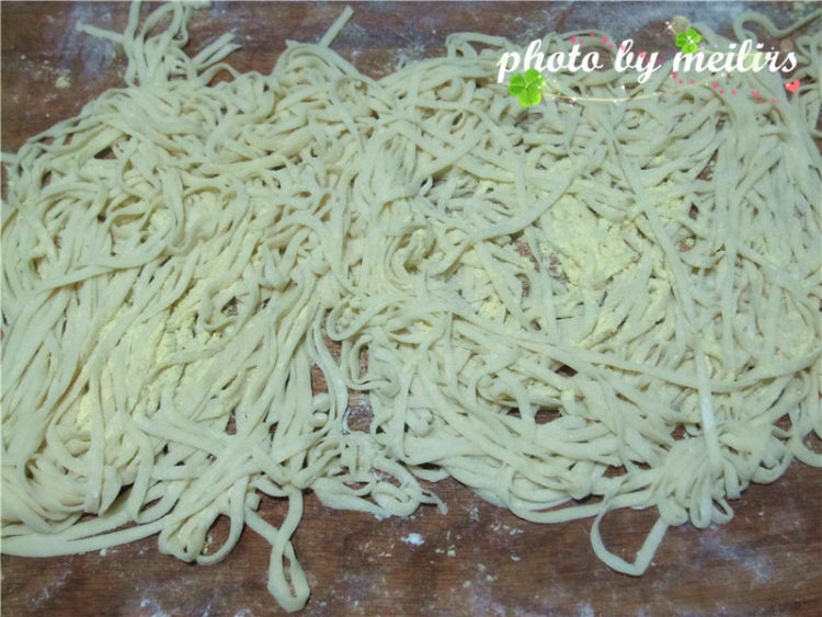 椒麻白菜手擀面步骤1