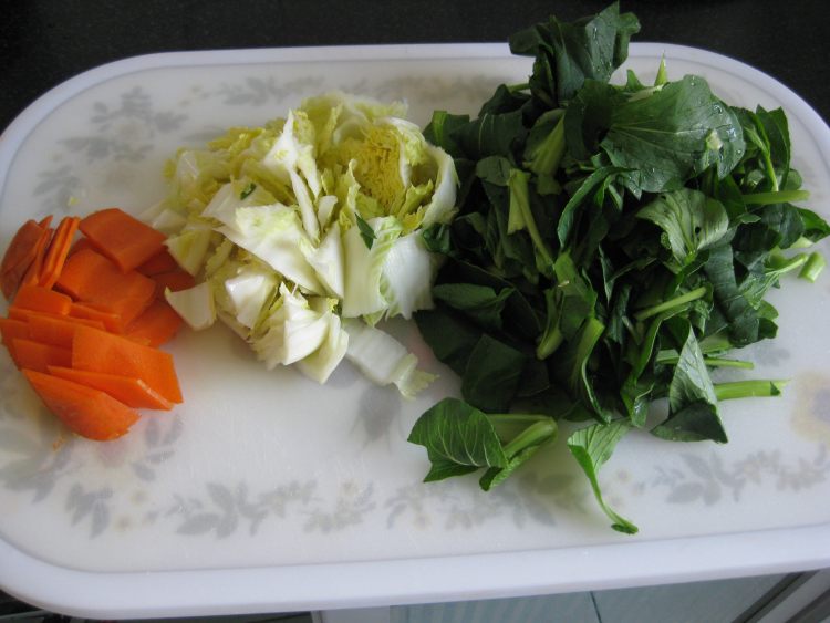 素炒油菜白菜步骤1