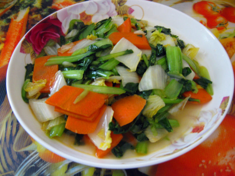 素炒油菜白菜步骤6
