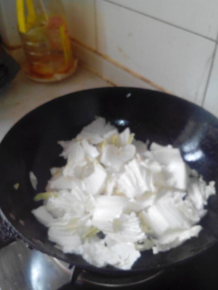 白菜蚝油豆腐步骤5