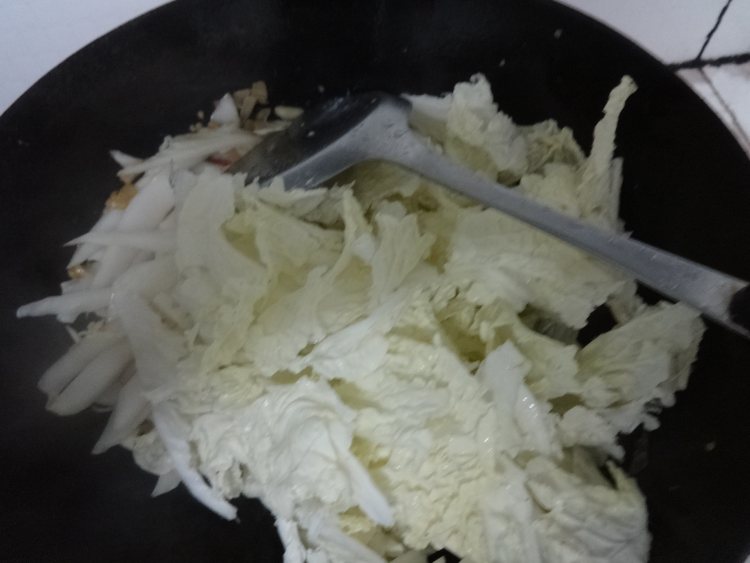 酸辣大白菜步骤5