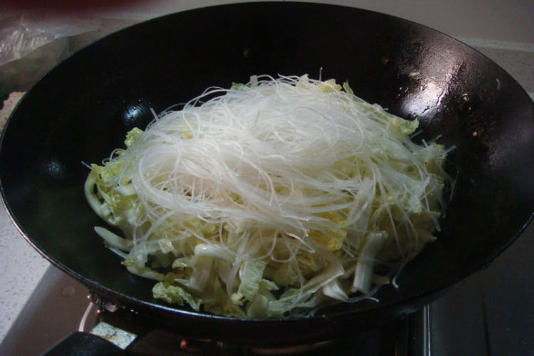 粉丝白菜步骤3