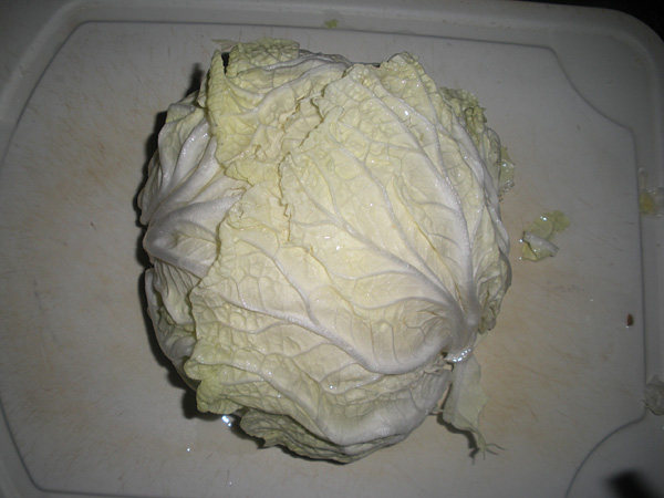 蚝油辣白菜步骤1