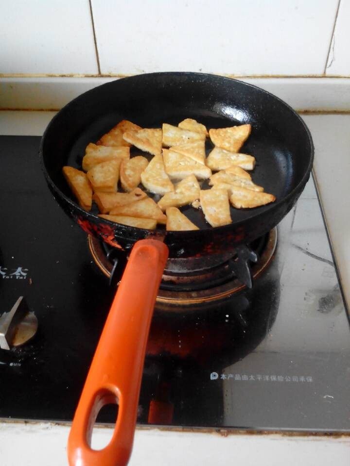 白菜煎豆腐步骤4