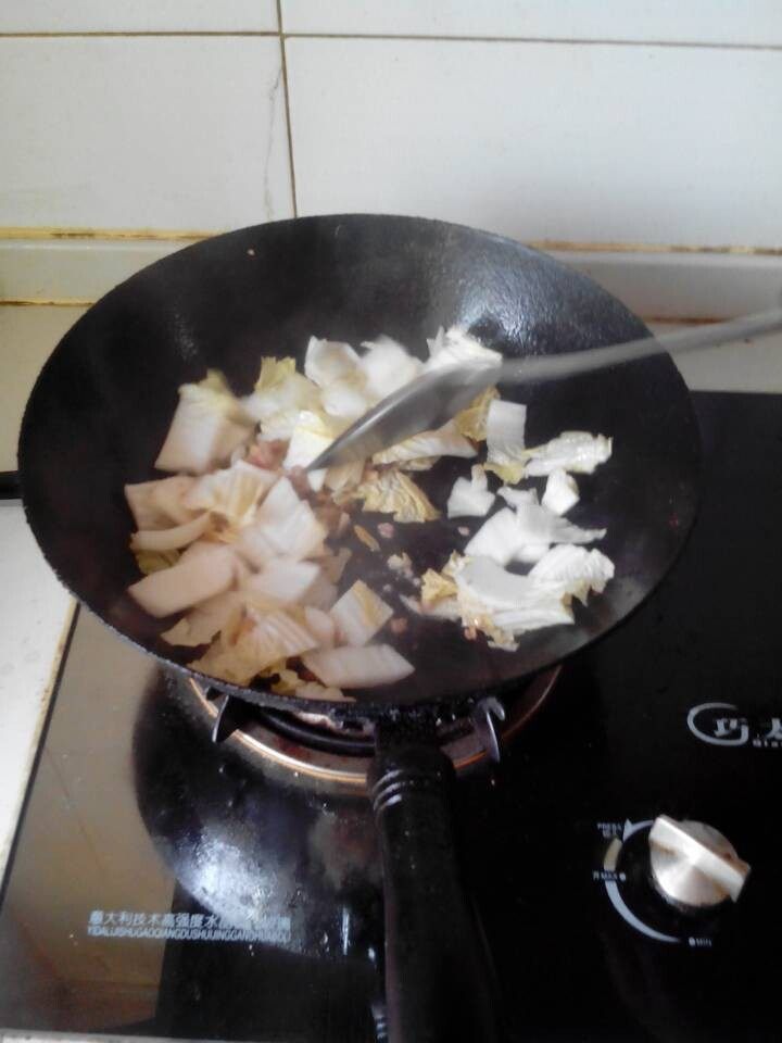 白菜煎豆腐步骤6