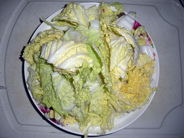 炝炒黑木耳白菜步骤4