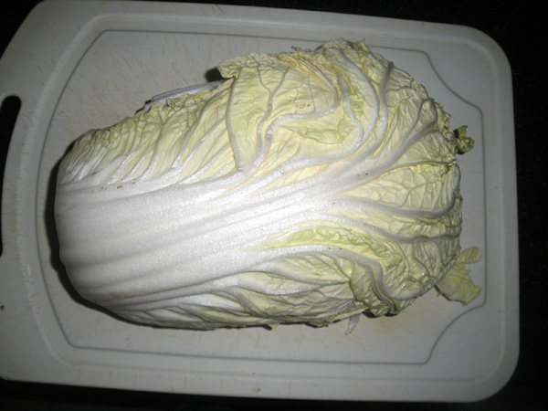 醋溜木耳白菜步骤1