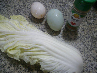 白菜炒鸭蛋步骤1