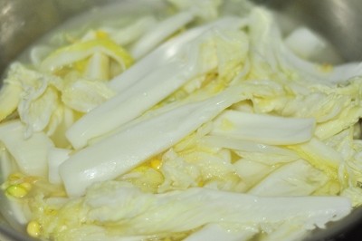 韩式白菜炖蛤蜊步骤7