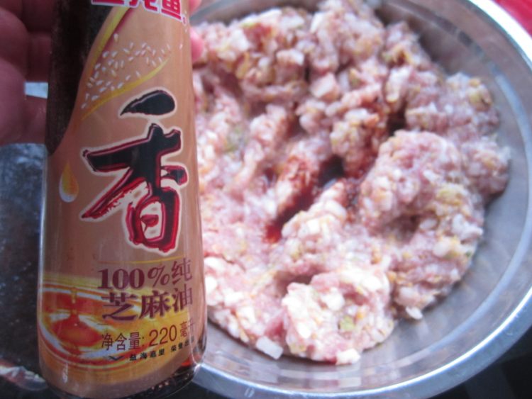 鲜肉白菜蒸饺步骤7