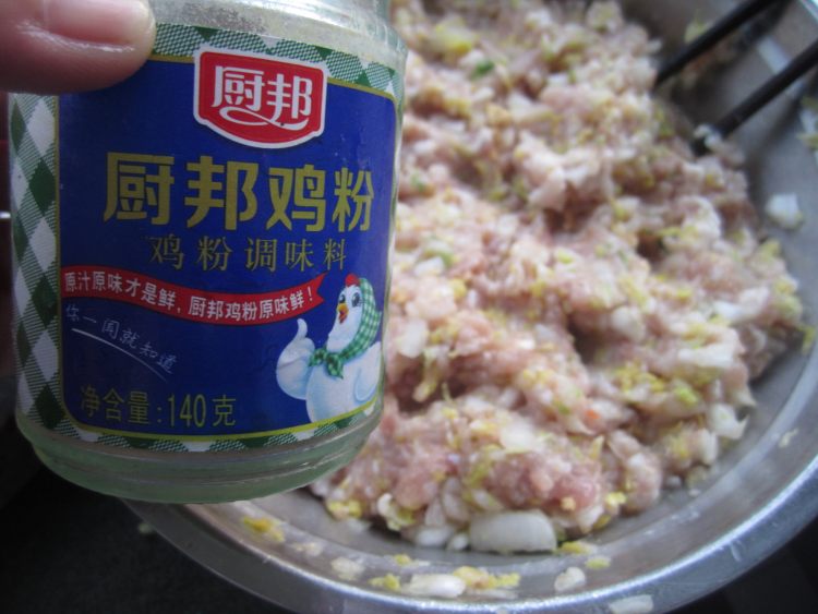 鲜肉白菜蒸饺步骤9