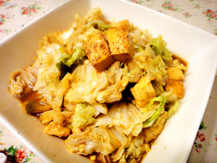 白菜熬豆腐步骤8