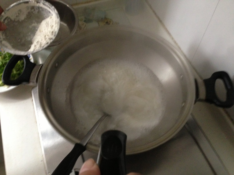 杏鲍菇奶白菜步骤6