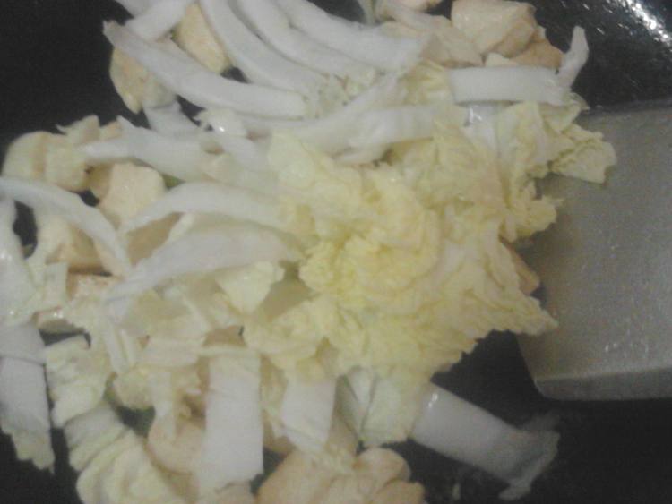 豆腐白菜粉条汤步骤5