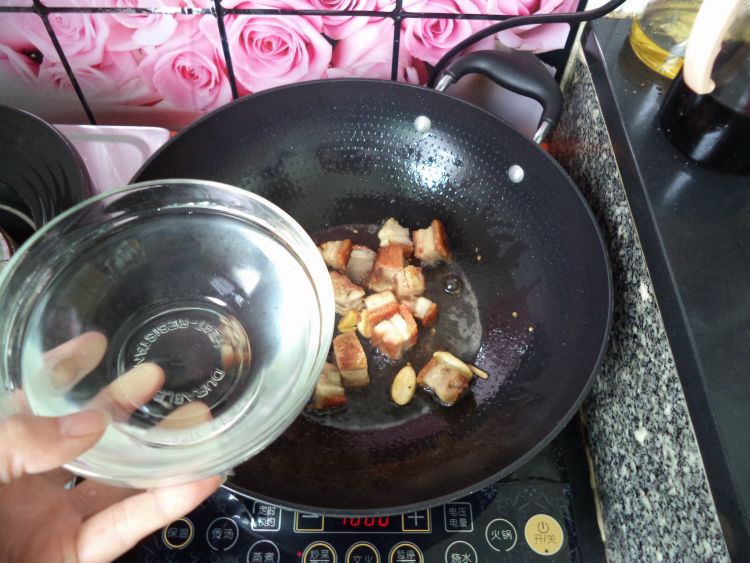 烧肉炖白菜豆腐步骤6