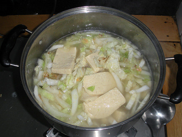 白菜冻豆腐汤步骤9