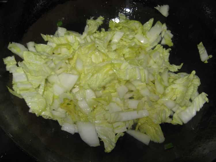 白菜豆腐渣步骤4