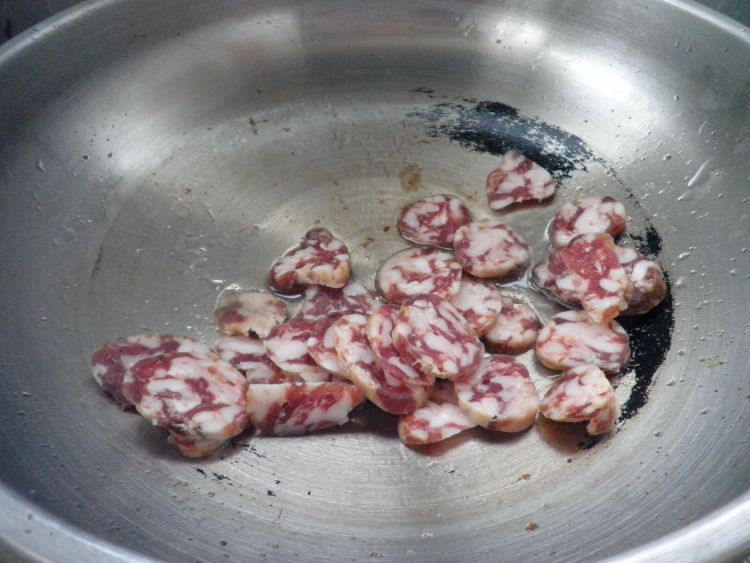 腊肠莴笋步骤4