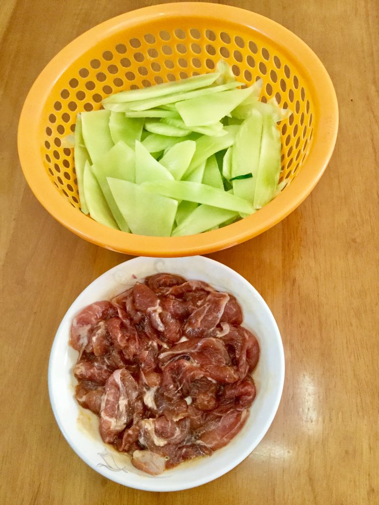 肉片莴笋步骤3