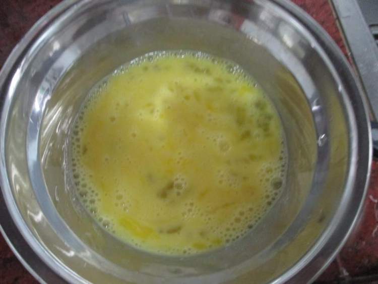 鸡蛋炒双丝步骤4