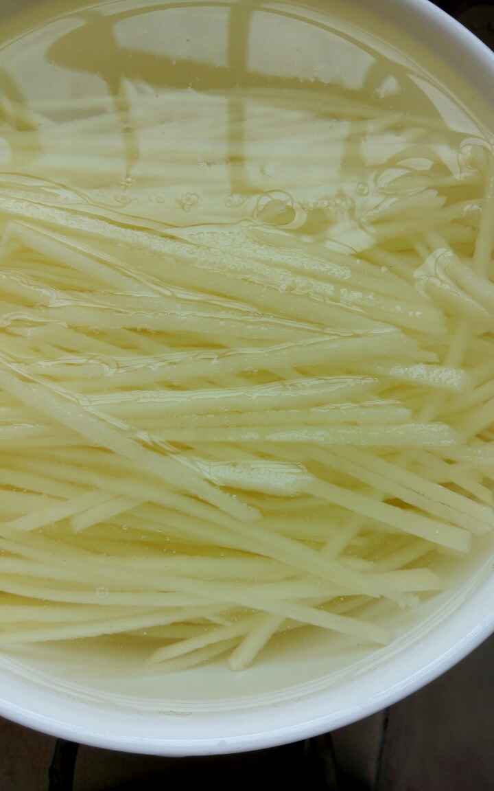 醋溜双丝步骤2