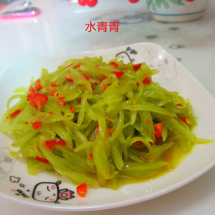 尖椒莴笋丝步骤10