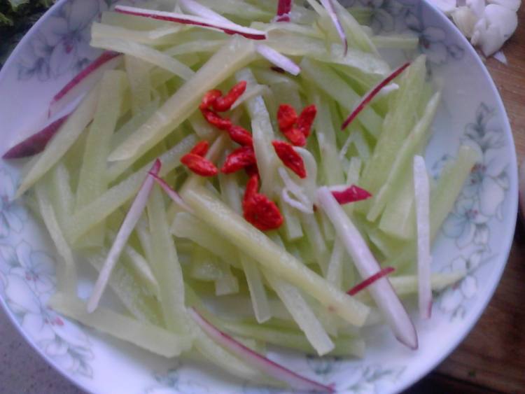 糖醋莴笋丝步骤11