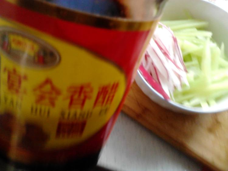 糖醋莴笋丝步骤9