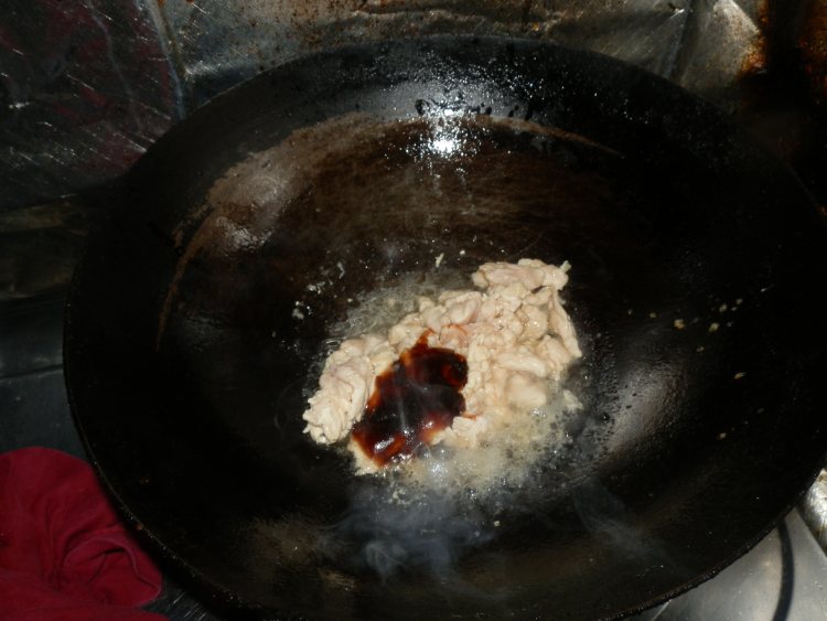 莴笋鸡片步骤5