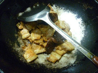 香菇莴笋炒肉片步骤8