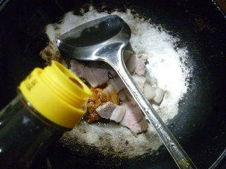 香菇莴笋炒肉片步骤6