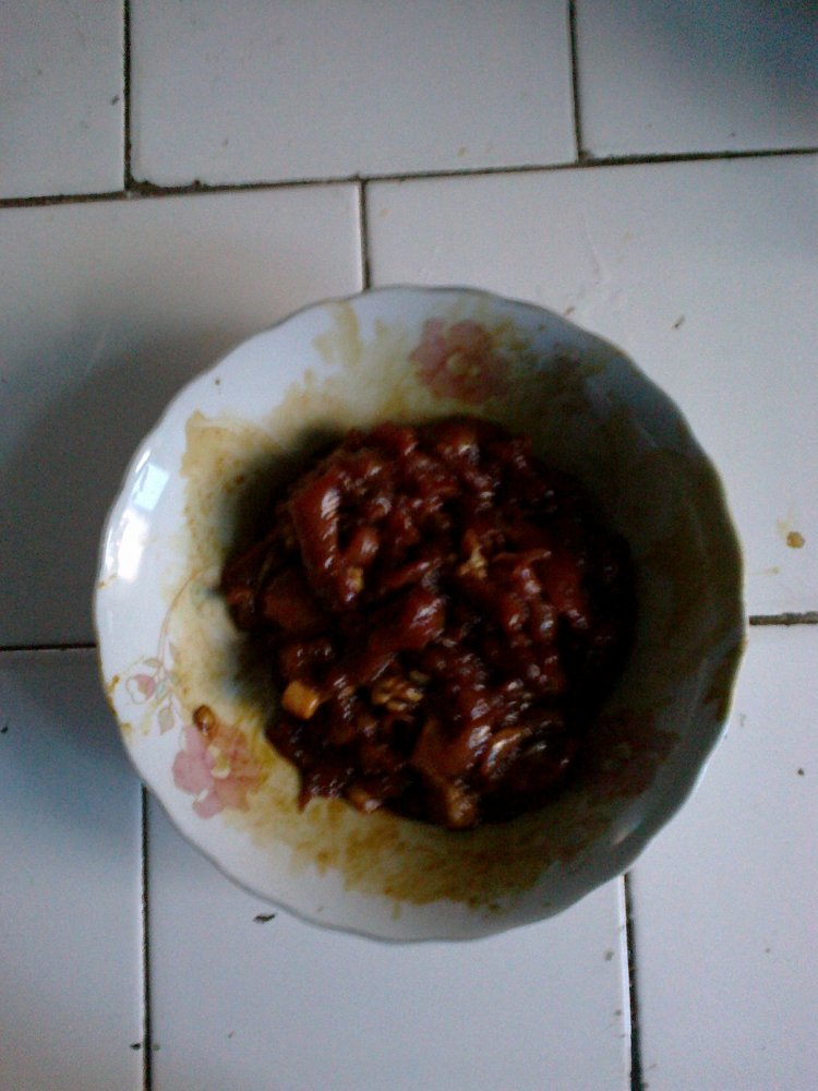 青笋肉片步骤5