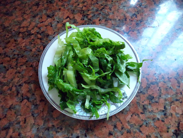生菜绿豆豆浆步骤2