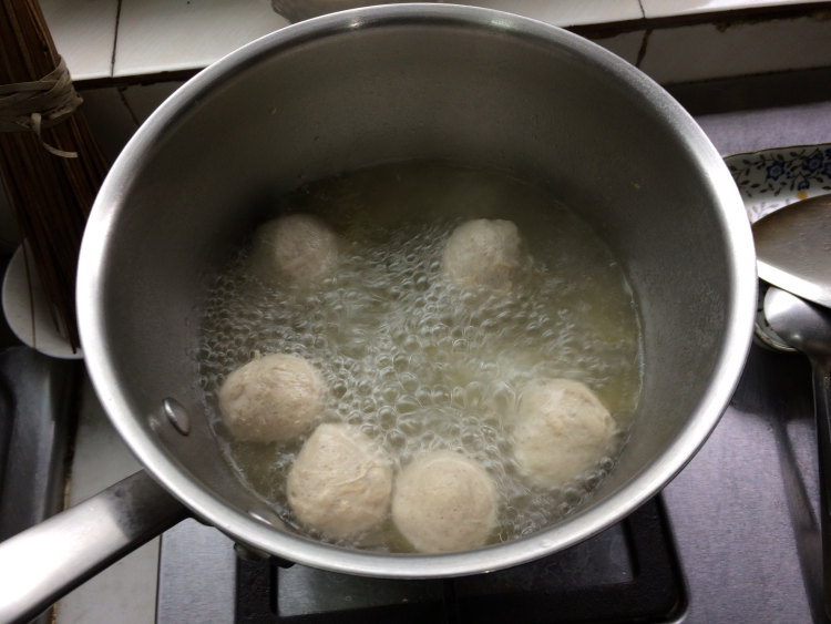 生菜肉丸步骤3
