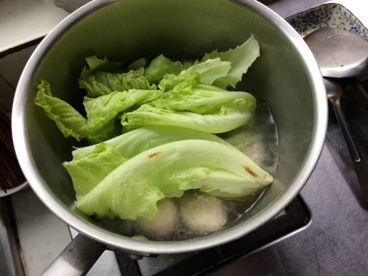 生菜肉丸步骤4