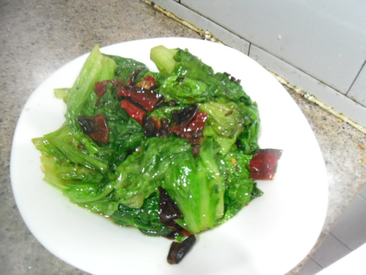 爆炒生菜步骤9
