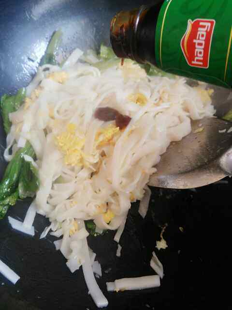 生菜炒米面步骤8