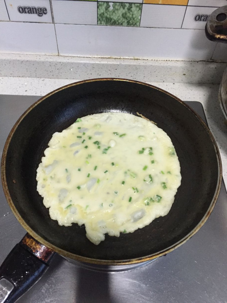 肉松生菜卷饼步骤4