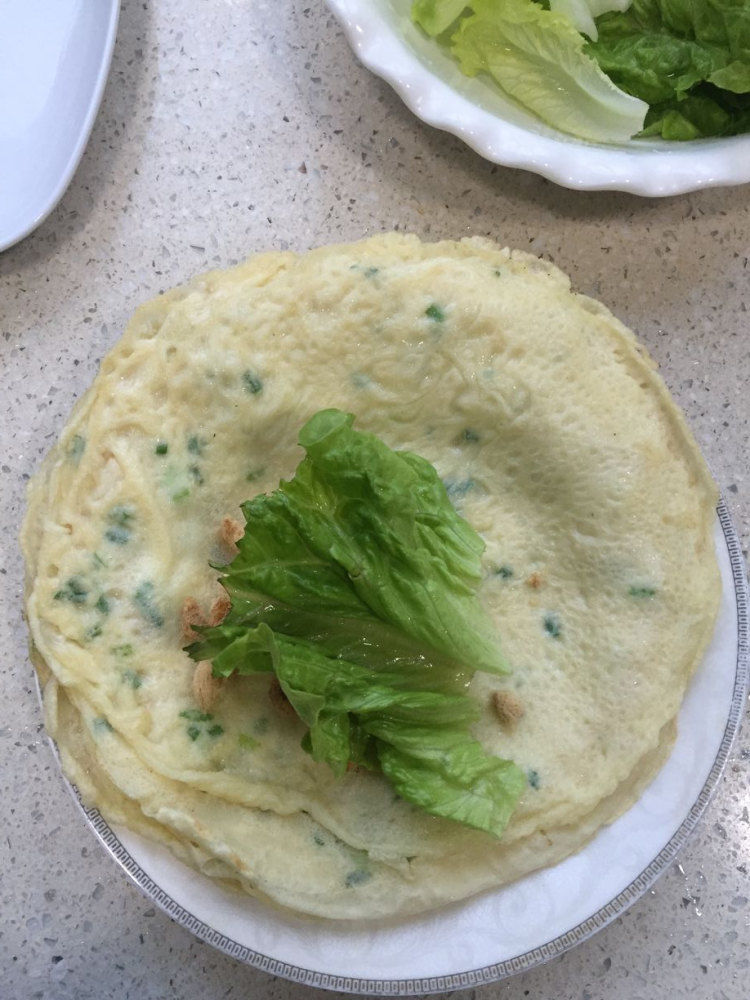 肉松生菜卷饼步骤6