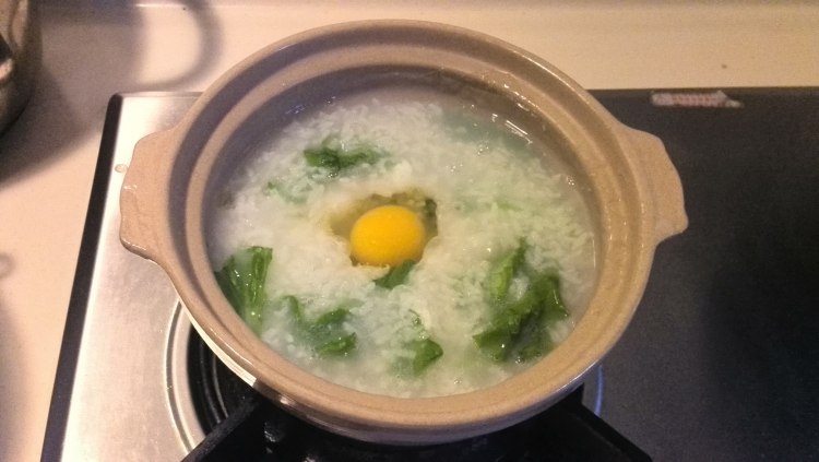 生菜窝蛋砂锅粥步骤8