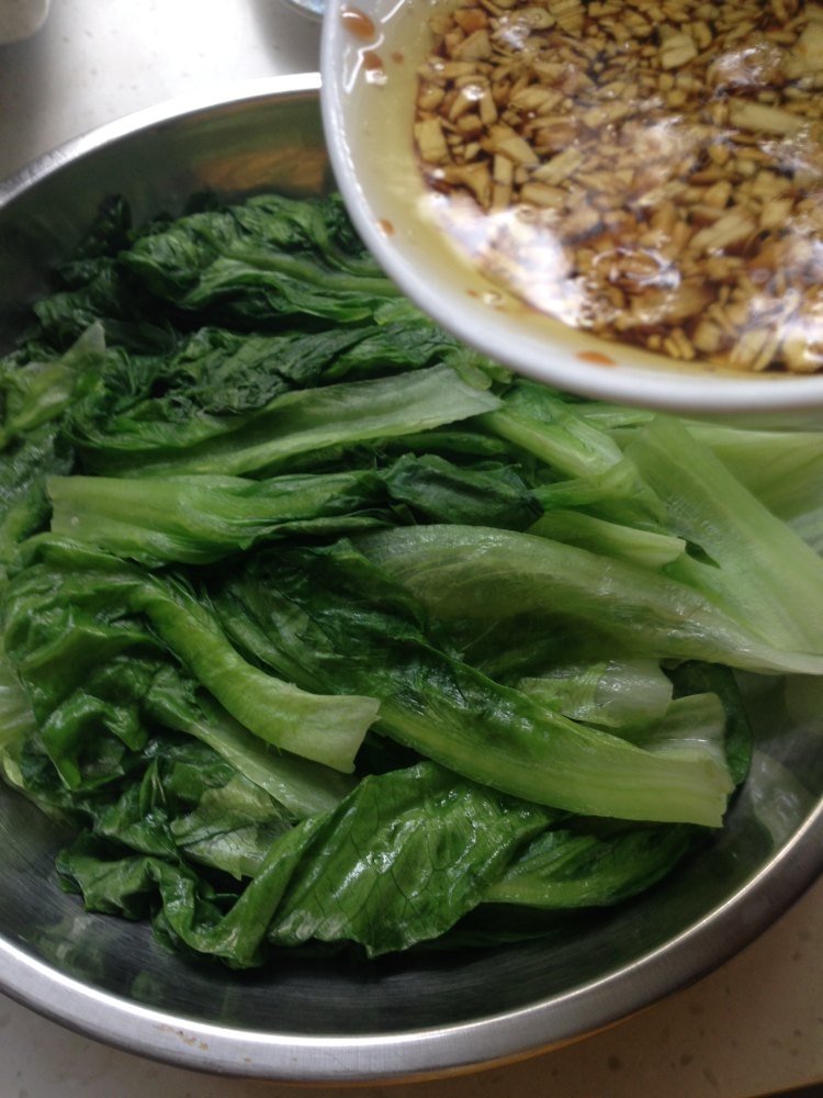 蒜粒生菜步骤8