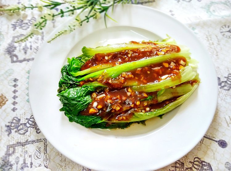 蚝油生菜#多效护理一步骤11