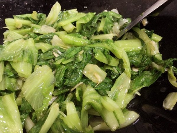 蚝油虾皮生菜#多效护步骤5
