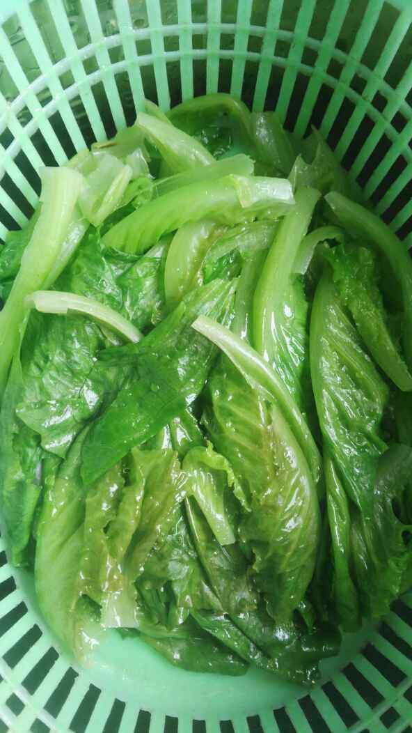 豆豉生菜#多效护理一步骤4