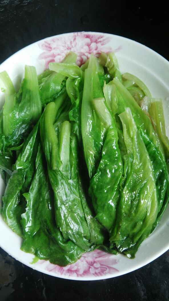 豆豉生菜#多效护理一步骤5