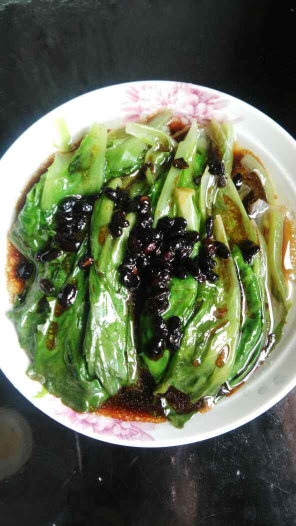 豆豉生菜#多效护理一步骤9