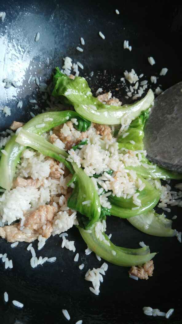 生菜炒饭#多效护理一步骤6