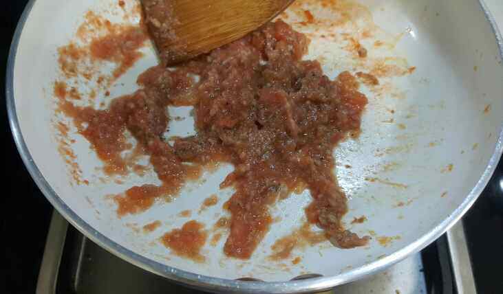 番茄牛肉花叶生步骤5