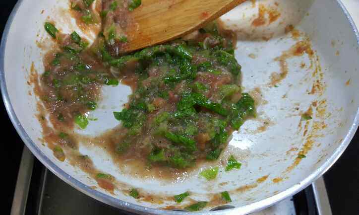番茄牛肉花叶生步骤11